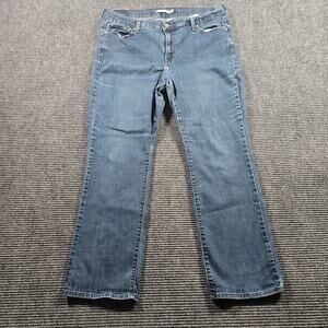 Levi’s Jeans Womens 18W Blue Classic Bootcut Stretch Mid Wash 34x28